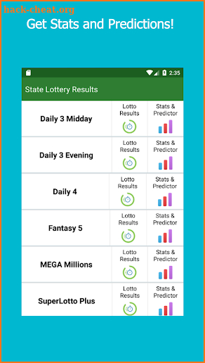 Delaware Lottery Results screenshot