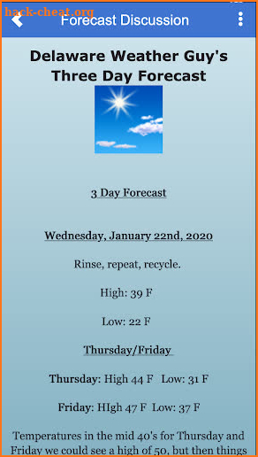 Delaware Weather Guy screenshot