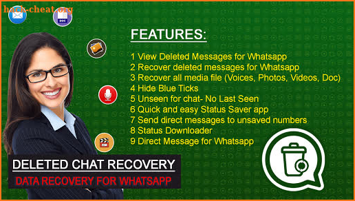 Deleted Chat Recovery Media Recovery For Whatsapp screenshot