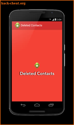 Deleted Contacts screenshot