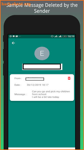 Deleted Messages Recovery for whatsapp screenshot