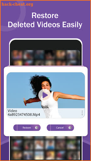 Deleted video recovery: All video recovery screenshot