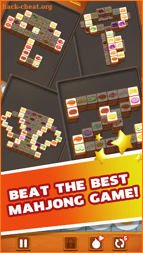 Delicious Mahjong: Food Puzzle Challenge screenshot