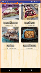 Delicious Raspberry Recipes screenshot