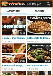 Delicious Tasty Food Recipes screenshot