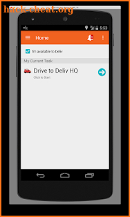 Deliv Driver App screenshot