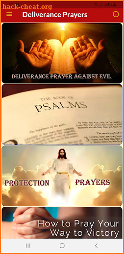 Deliverance Prayer Against Evil Offline screenshot