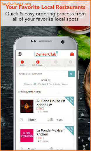 DeliverClub screenshot