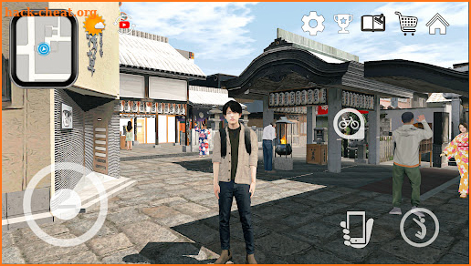 Delivery Food Sim- Japan Osaka screenshot