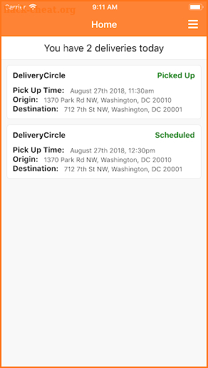 DeliveryCircle screenshot