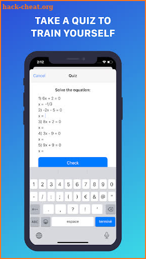 Delta: Math helper screenshot