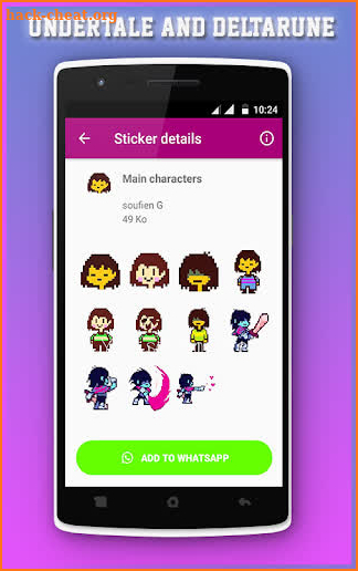Deltarune And Undertale Stickers For WhatsApp screenshot