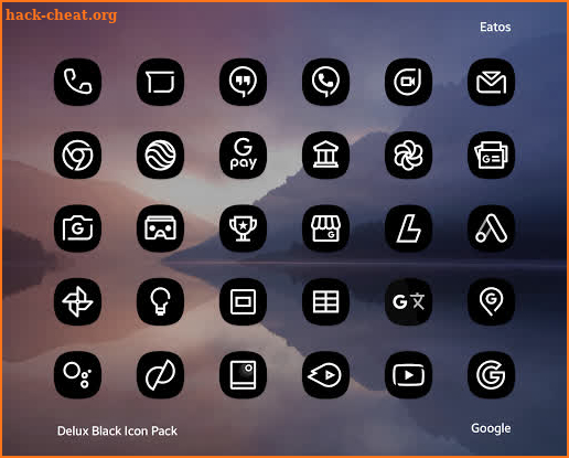 Delux Black - Icon Pack screenshot