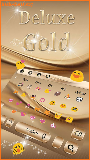 Deluxe Gold Keyboard Theme screenshot