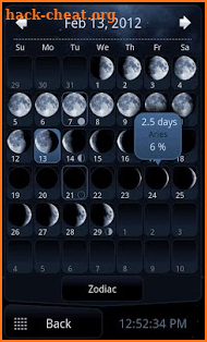 Deluxe Moon - Moon Calendar screenshot