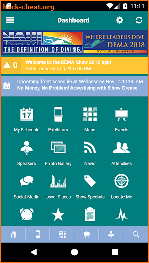 DEMA Show Mobile App screenshot