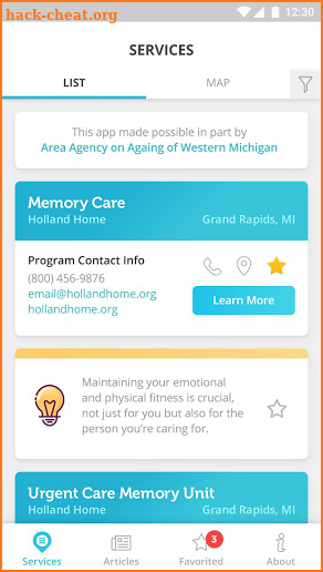 Dementia Services MI screenshot