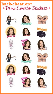 Demi Lovato Stickers screenshot