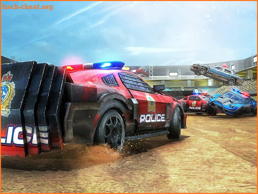 Demolition Derby Police Car Crash Stunts Racing screenshot