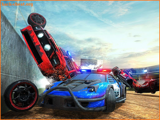 Demolition Derby Police Car Crash Stunts Racing screenshot