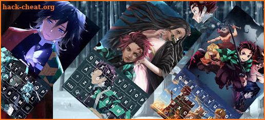 Demon Slayer Keyboard Theme screenshot