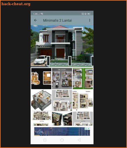 Denah Rumah Minimalis 2019 screenshot