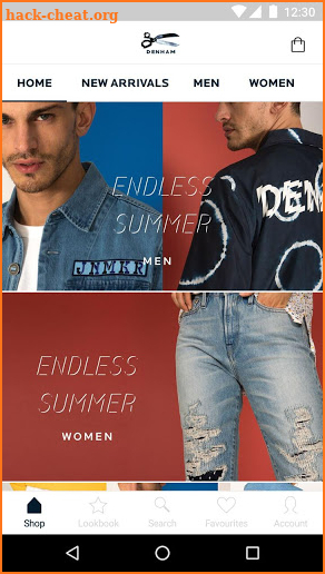 DENHAM Jeans screenshot