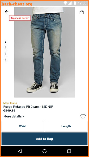 DENHAM Jeans screenshot