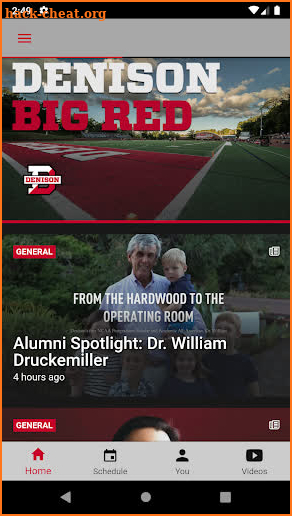 Denison University Big Red screenshot