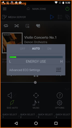 Denon 2016 AVR Remote screenshot