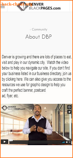 Denver Black Pages screenshot