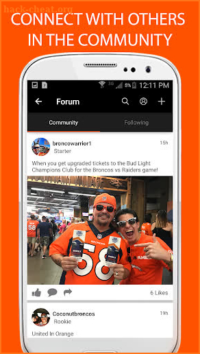 Denver Broncos Orange Herd screenshot