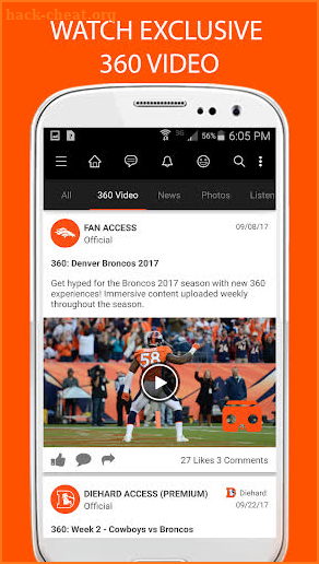 Denver Broncos Orange Herd screenshot