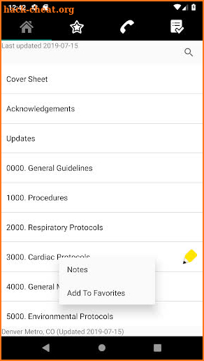 Denver Metro EMS MD Protocols screenshot