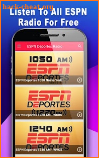 Deportes Radio - Radio For ESPN Deportes screenshot