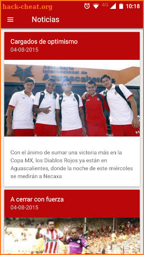 Deportivo Toluca FC screenshot