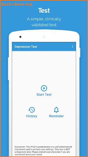 Depression Test screenshot