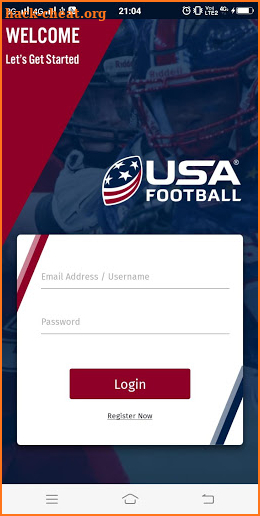 Depth Chart – USA Football Registration screenshot
