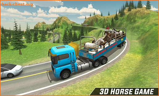 Derby Horse Transport Truck Driver-Horse Stunt 19 screenshot