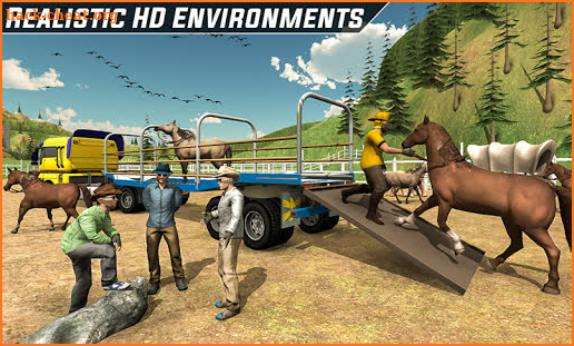 Derby Horse Transport Truck Driver-Horse Stunt 19 screenshot