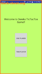 Derek's TicTacToe screenshot