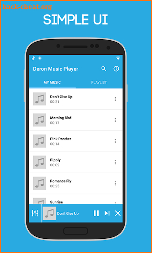 Deron Music Player screenshot
