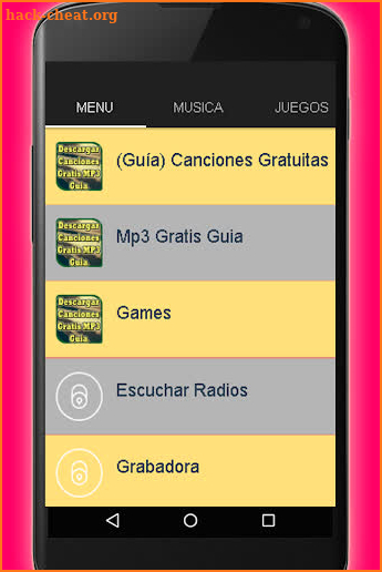 Descargar Canciones Gratis MP3 Guia screenshot