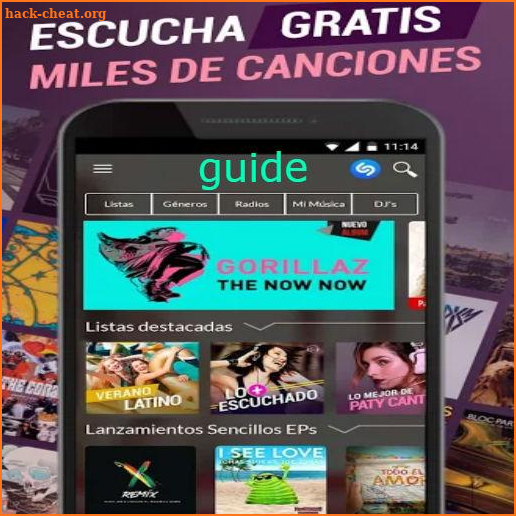 Descargar musica gratis para móvil en español guia screenshot