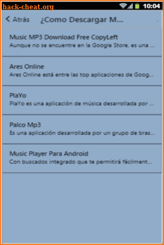 Descargar Musica Gratis para Movil mp3 mp4 Manual screenshot