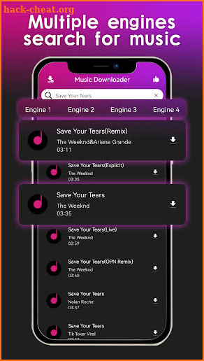 Descargar música MP3 screenshot