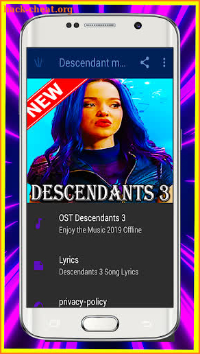 Descendant music screenshot