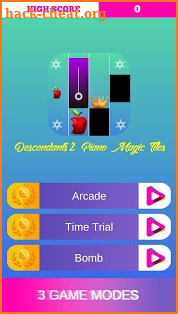 Descendants 2 Piano Magic Tiles screenshot