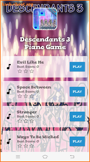 Descendants 3 Piano Game screenshot