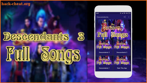Descendants 3 Songs Offline + 1 & 2 All Songs screenshot